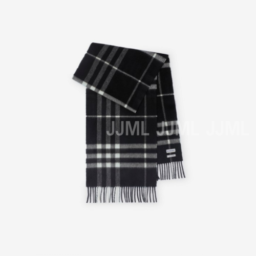 버버리 체크 캐시미어 스카프 블랙칼리코
