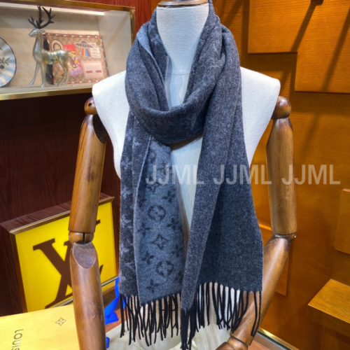 루이비통 모노그램 그라디엉 스카프 블랙