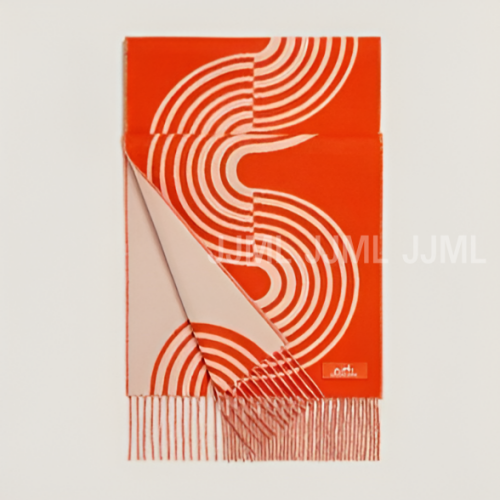 에르메스 여성 머플러 카사크 바규 머플러 오렌지