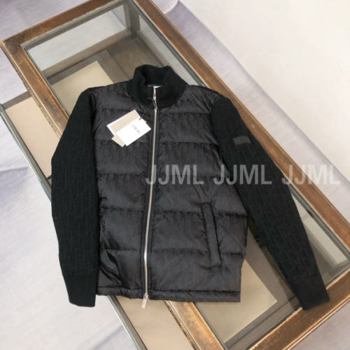 디올 Oblique 로고 패딩 블랙