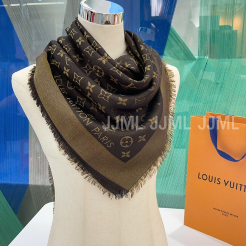 루이비통 모노그램 샤인 숄브라운