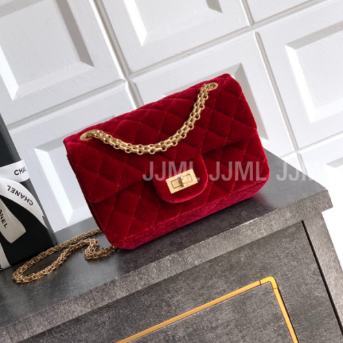 샤넬 Montebello 2.55 미니백 레드