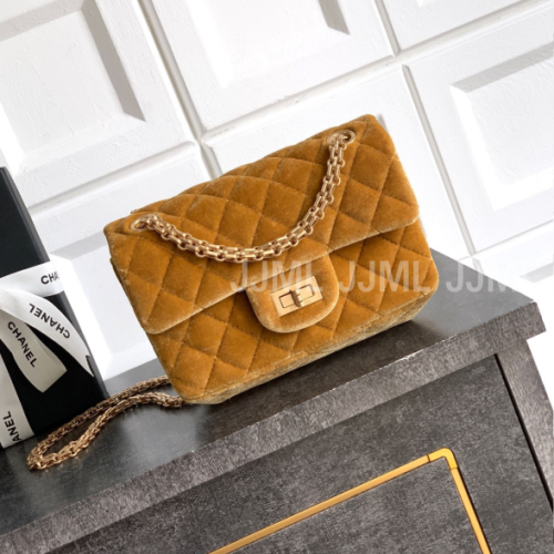 샤넬 Montebello 2.55 미니백 머스타드