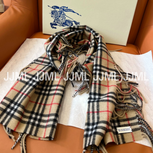 버버리 체크 숄 머플러 아카이브 베이지