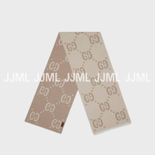 구찌 듀플렉스 머플러 크림