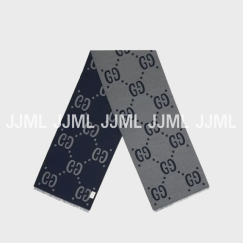 구찌 듀플렉스 머플러 네이비