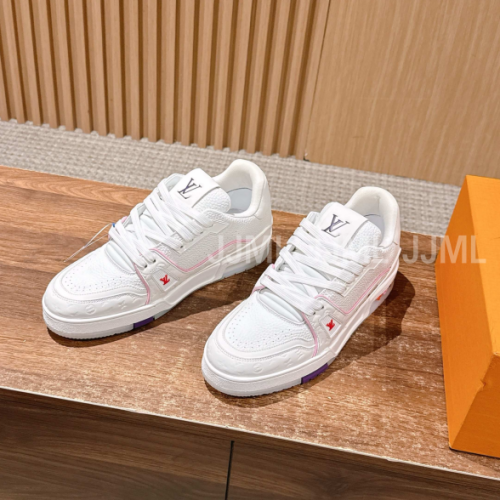 루이비통 LV TRAINER 포인트 핑크
