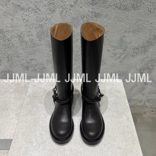 보테가 베네타 롱 부츠 블랙