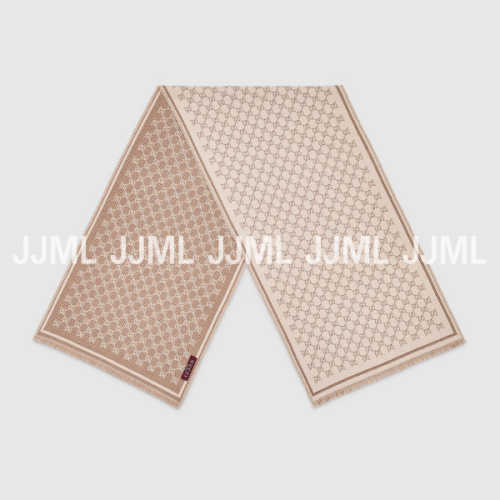 구찌 투톤 머플러 베이지