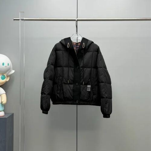 루이비통 후드 패딩 블랙