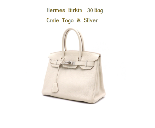 에르메스 버킨 30백 크레 토고&실버