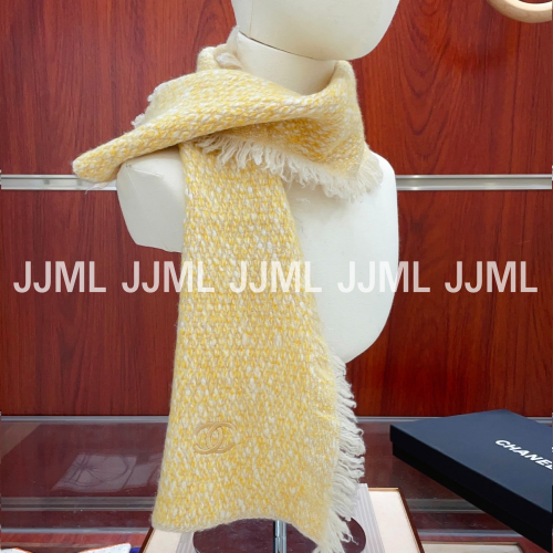 샤넬 팝 머플러 옐로우