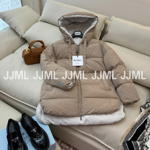 막스마라 리버서블 패딩 베이지 그레이