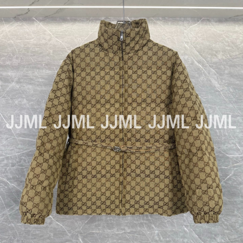 구찌 로고 벨트 패딩