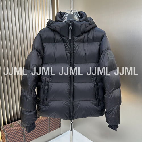 버버리 후드 패딩 블랙