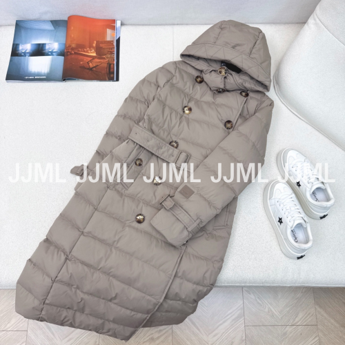 버버리 디테쳐블 롱 패딩 코코아