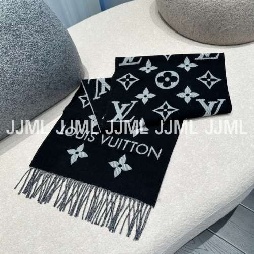 루이비통 레이캬비크 머플러 블랙