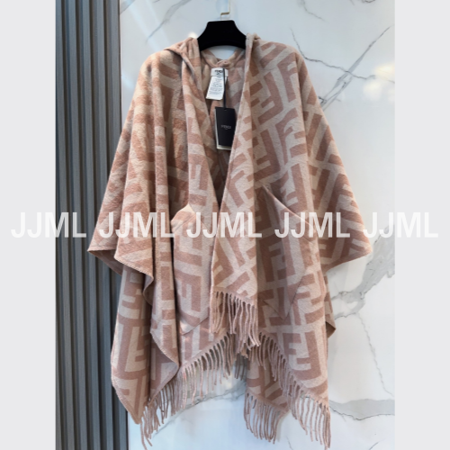 펜디 숄 머플러 베이지