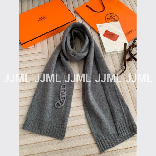 에르메스 캐시미어 머플러 그레이