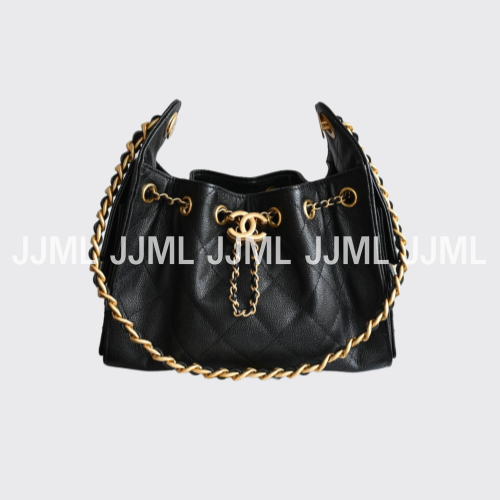 샤넬 25백 스몰 캐비어 블랙 체인숄더