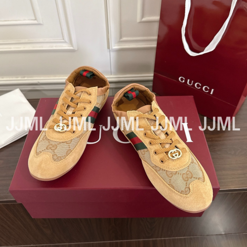 구찌 Shift 스니커즈 브라운