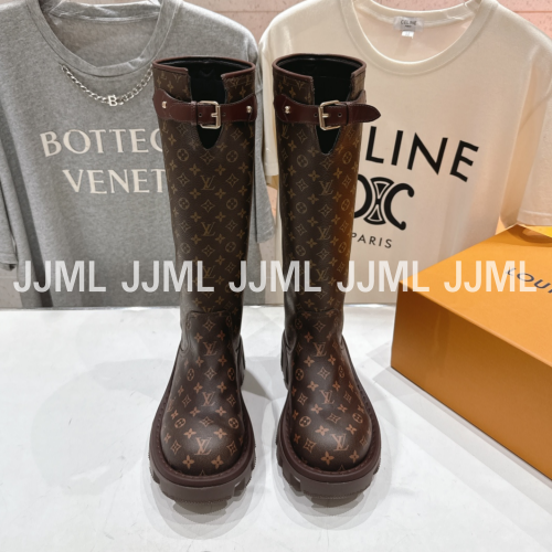 루이비통 LV 체커 하이 부츠