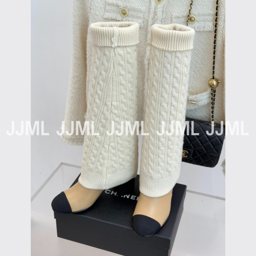 샤넬 투웨이 니트 부츠 베이지