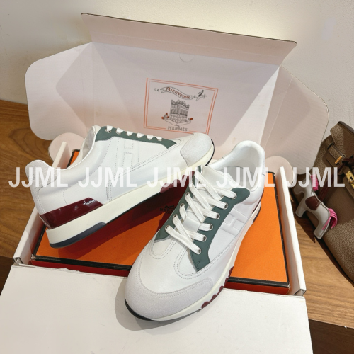 에르메스 트레일 스니커즈 화이트&민트