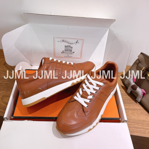 에르메스 트레일 스니커즈 카멜