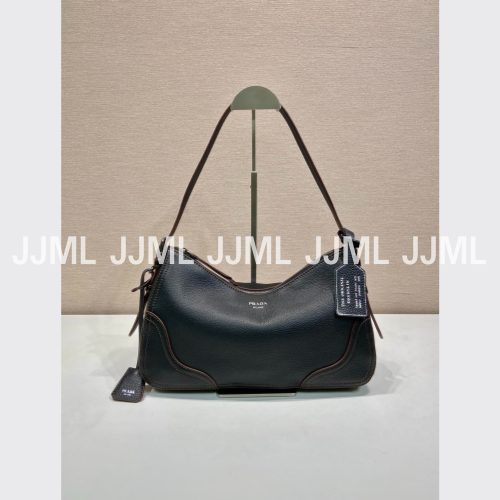 프라다 에메 라지 가죽 숄더백 블랙 1BBC280