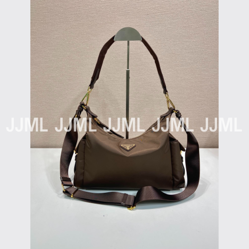 프라다 익스플로어 라지 나파 가죽 핸드백 1BC264