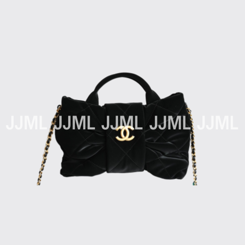 샤넬 보우백 벨벳&나일론