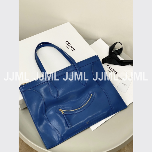 셀린느 플랫 카바스 뉴 러기지 블루백