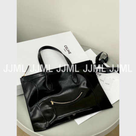 셀린느 플랫 카바스 뉴 러기지 블랙백