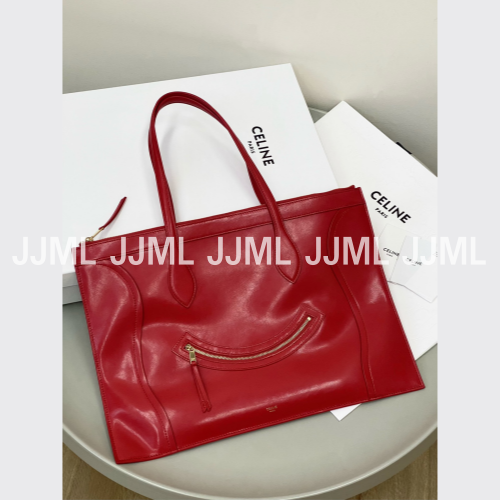 셀린느 플랫 카바스 뉴 러기지 레드백