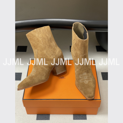 에르메스 베가스 앵클 부츠 브라운