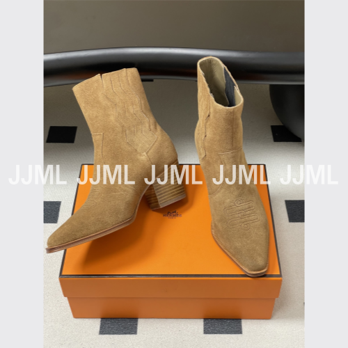 에르메스 베가스 앵클 부츠 딥브라운