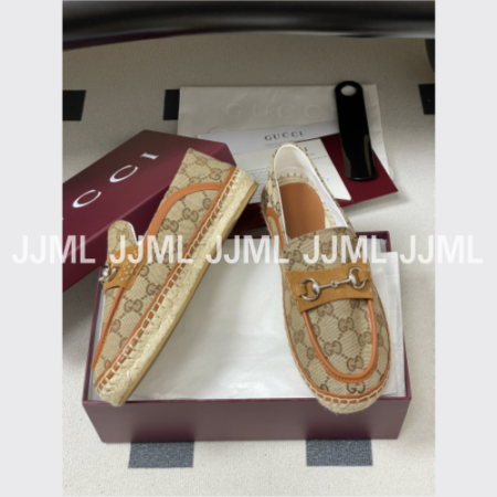 구찌 홀스빗 에스파드리유 로퍼 베이지