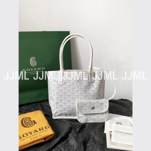 고야드 미니 토트백 화이트