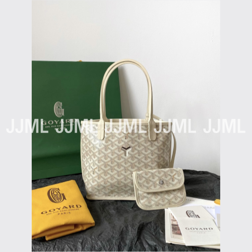 고야드 미니 토트백 크림