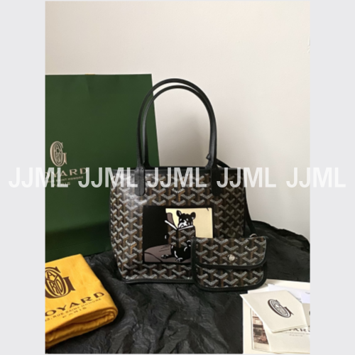 고야드 미니 토트백 블랙