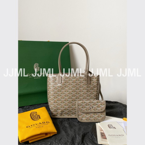 고야드 미니 토트백 브라운