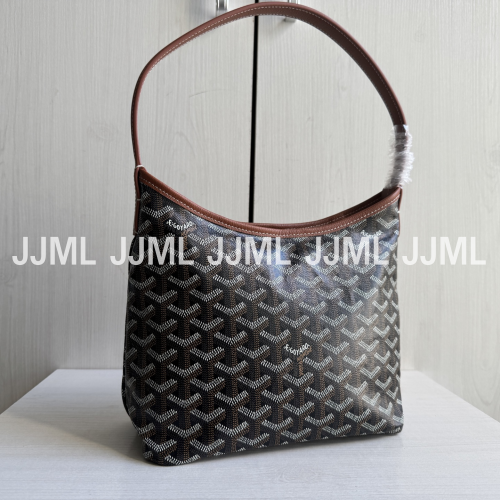 고야드 보헴 호보백 블랙 탄