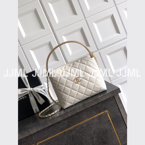 샤넬 코코크러쉬 탑핸들백 화이트