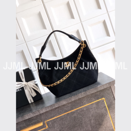샤넬 26C 호보백 31 스웨이드 블랙