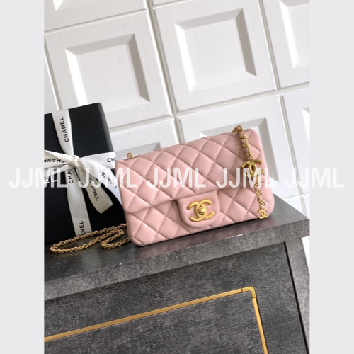 샤넬 25B 미니 플랩백 20 라이트핑크