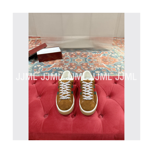 구찌 에이스 스니커즈 브라운 스웨이트