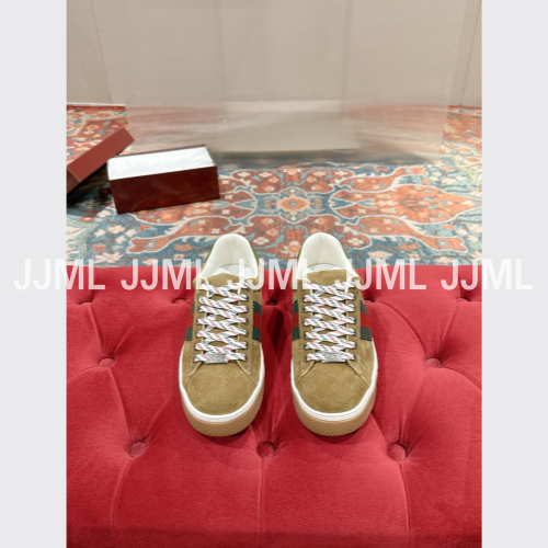 구찌 에이스 스니커즈 그린 스웨이드