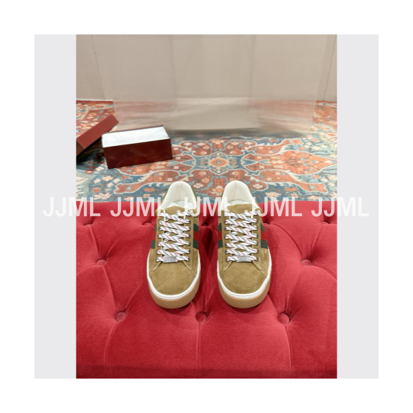 구찌 에이스 스니커즈 그린 스웨이드