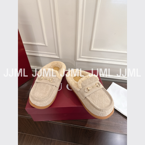 구찌 홀스빗 뮬 토프 GG 스웨이드